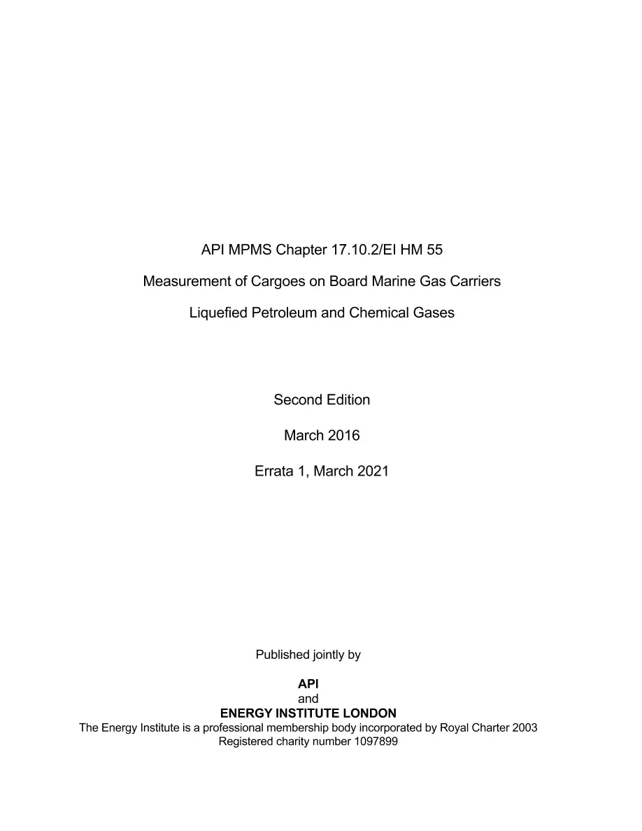 API MPMS Chapter 17.10 Part 2