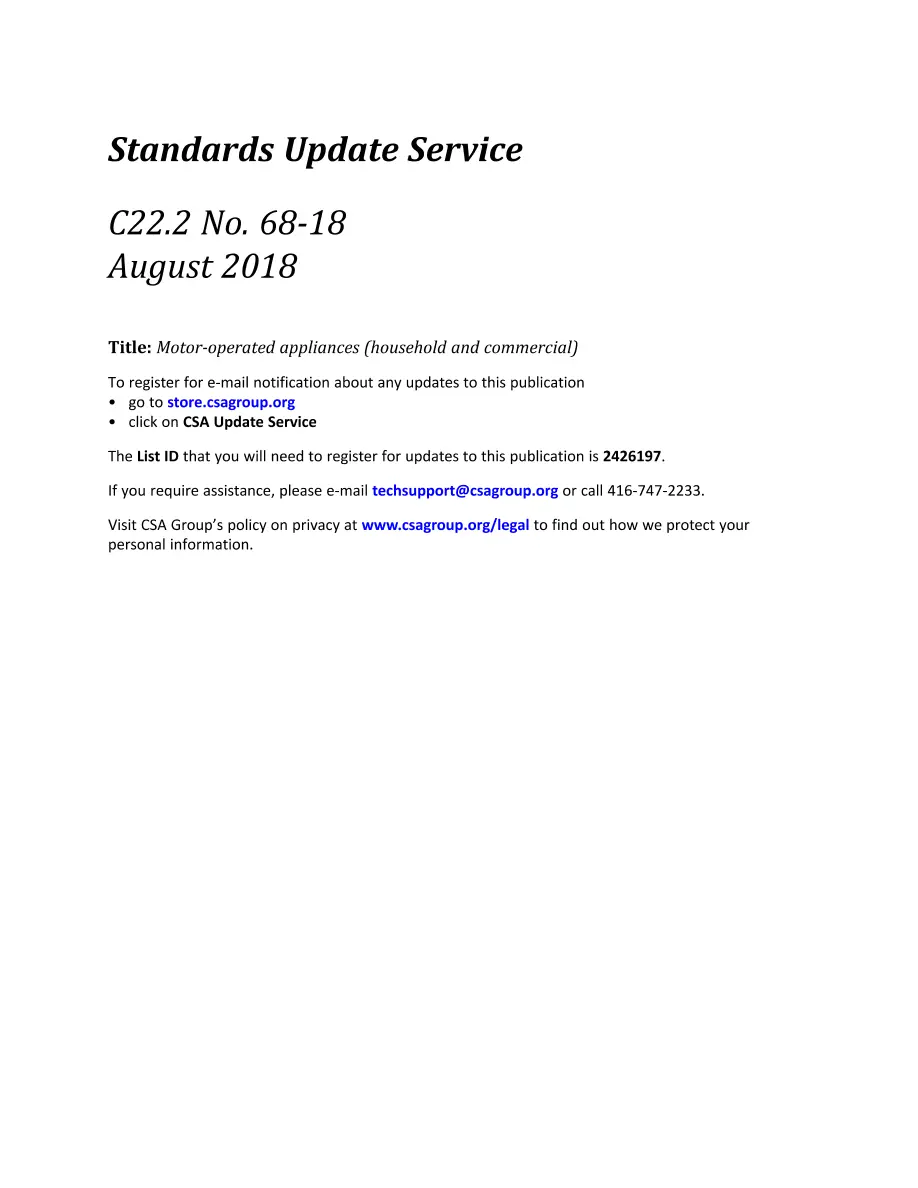 CSA C22.2 NO. 68-18 (R2023)