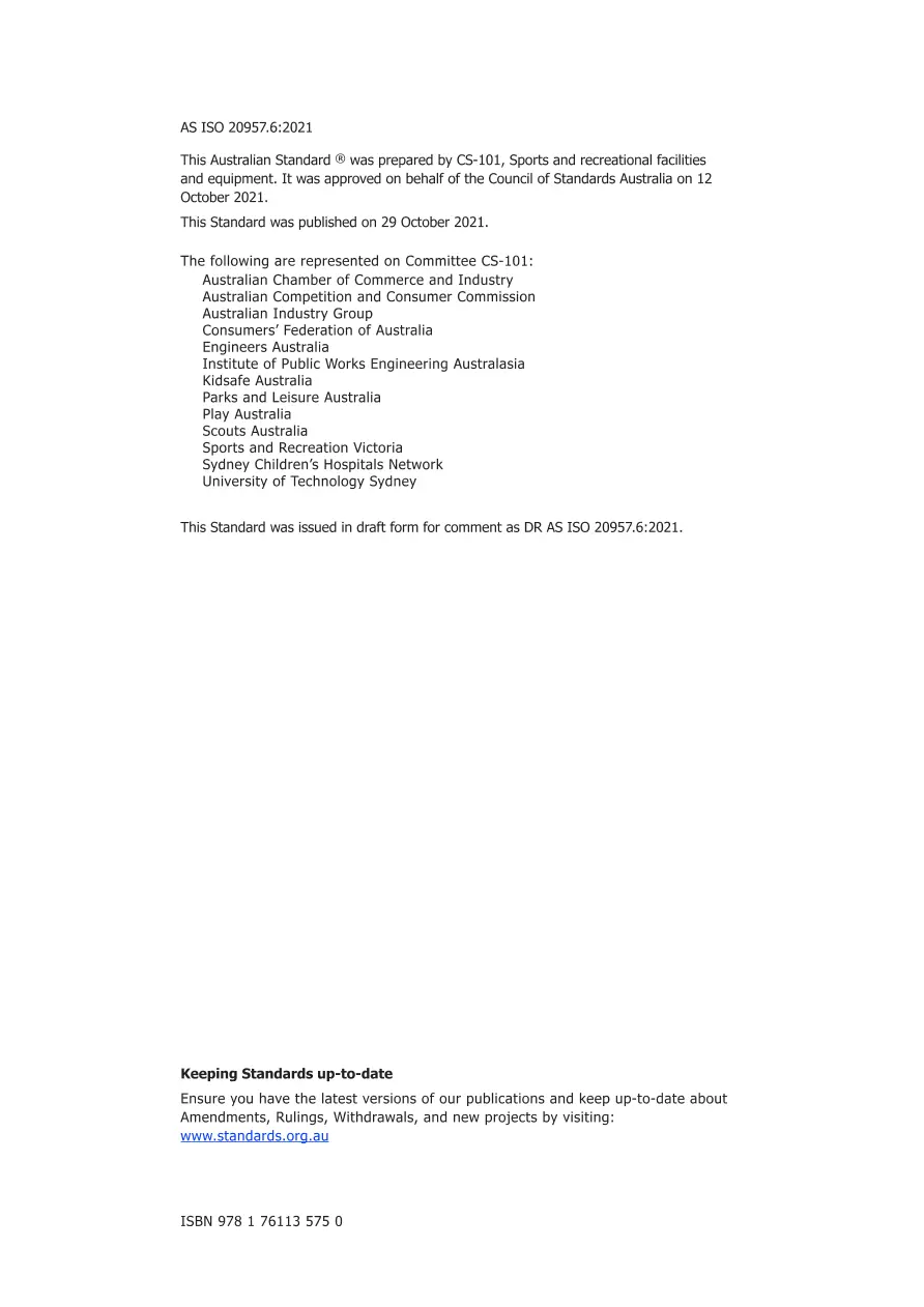 AS ISO 20957.6:2021