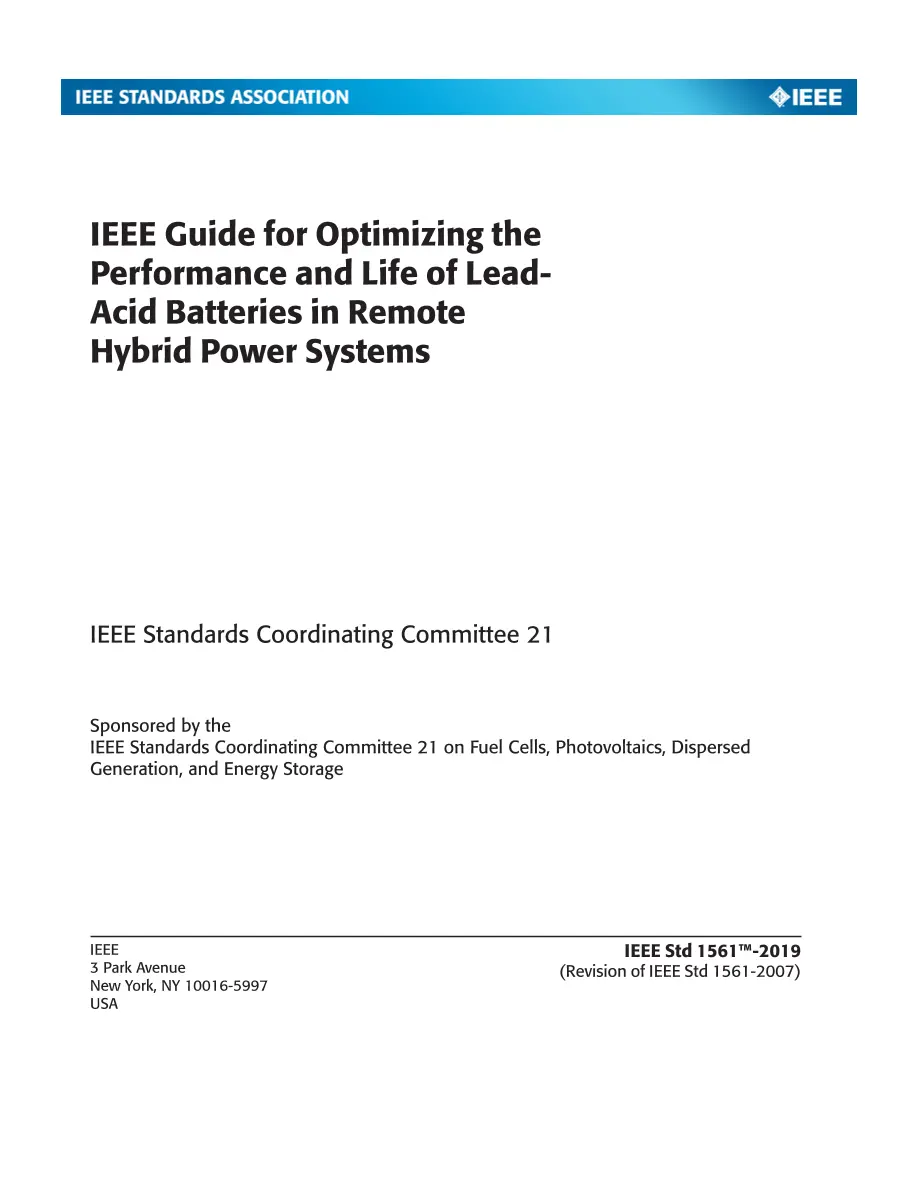 IEEE 1561-2019