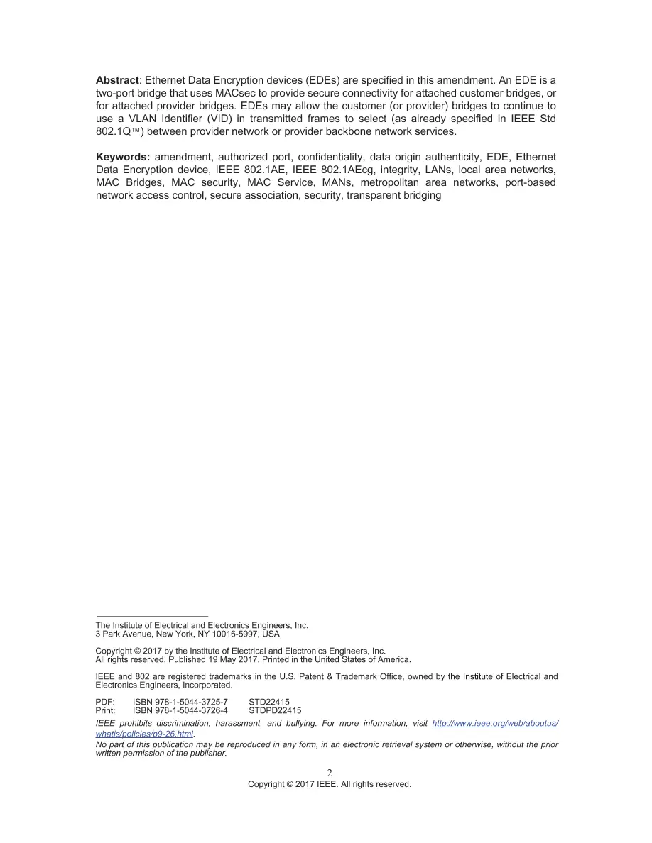 IEEE 802.1AEcg-2017