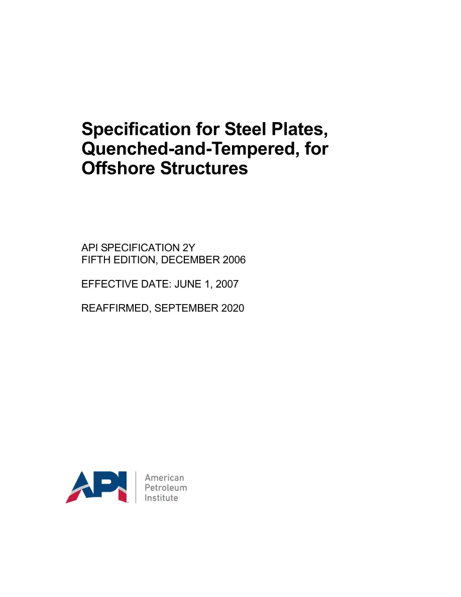 API Spec 2Y (R2020)