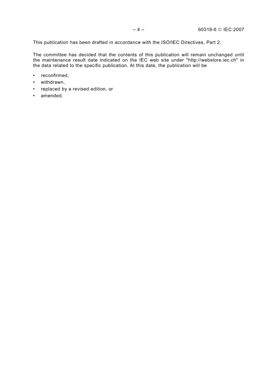 IEC 60318-6 Ed. 1.0 b:2007