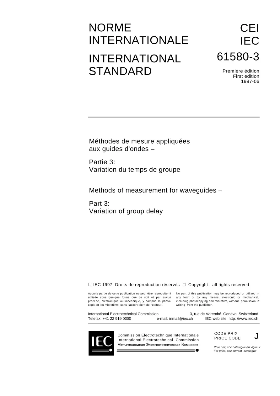 IEC 61580-3 Ed. 1.0 b:1997