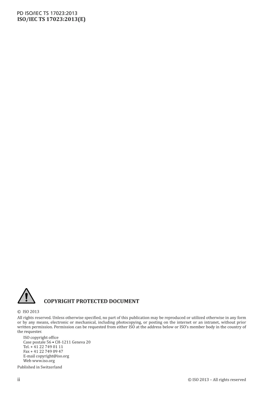 BS PD ISO/IEC TS 17023:2013