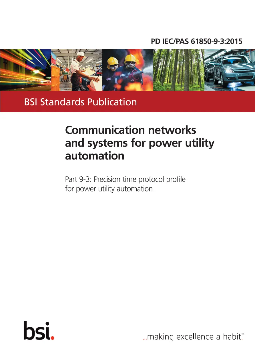 BS PD IEC/PAS 61850-9-3:2015