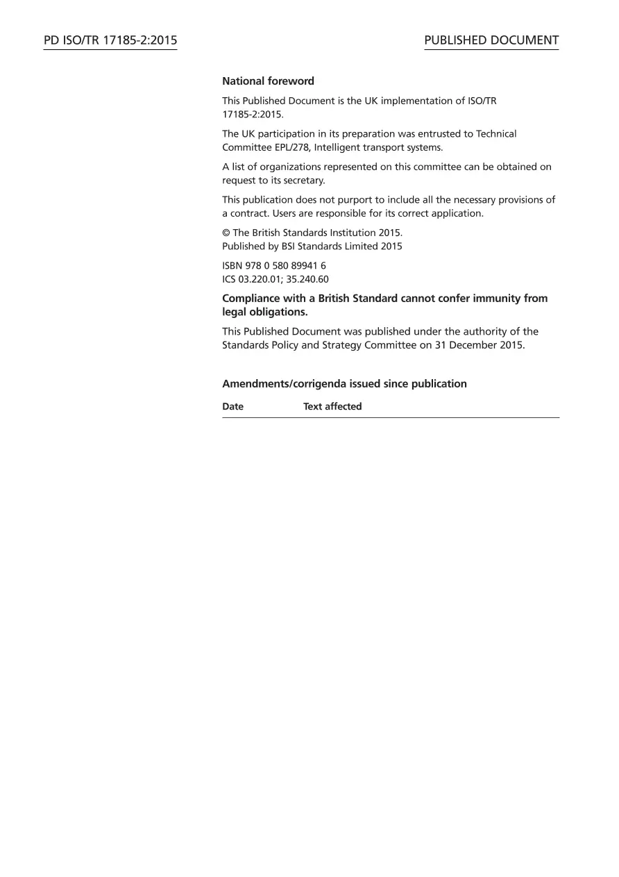 BS PD ISO/TR 17185-2:2015