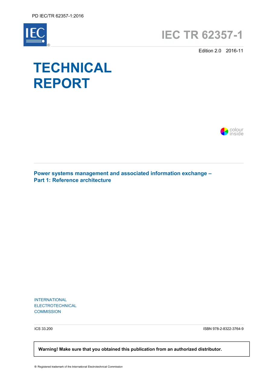 BS PD IEC/TR 62357-1:2016