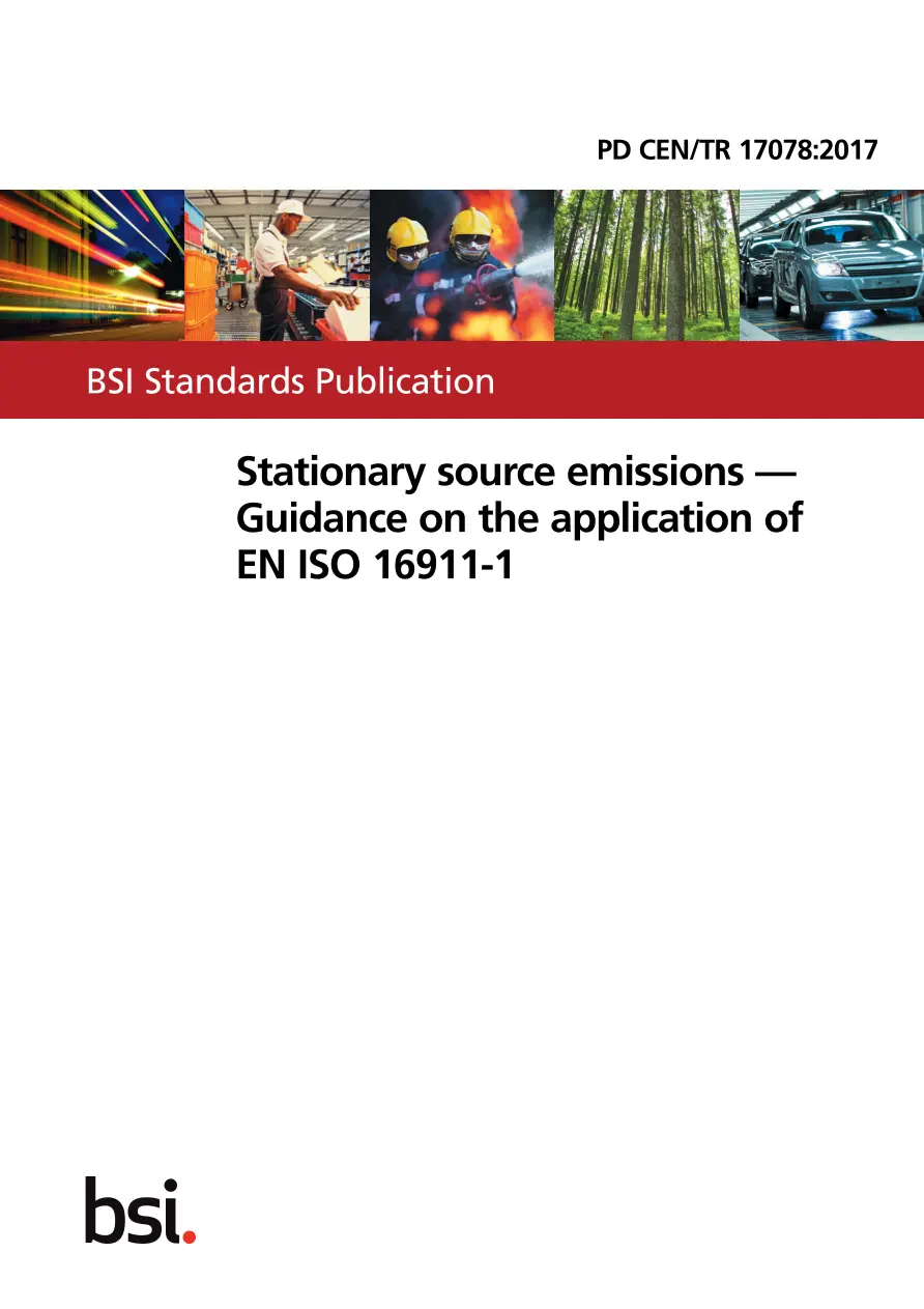 BS PD CEN/TR 17078:2017