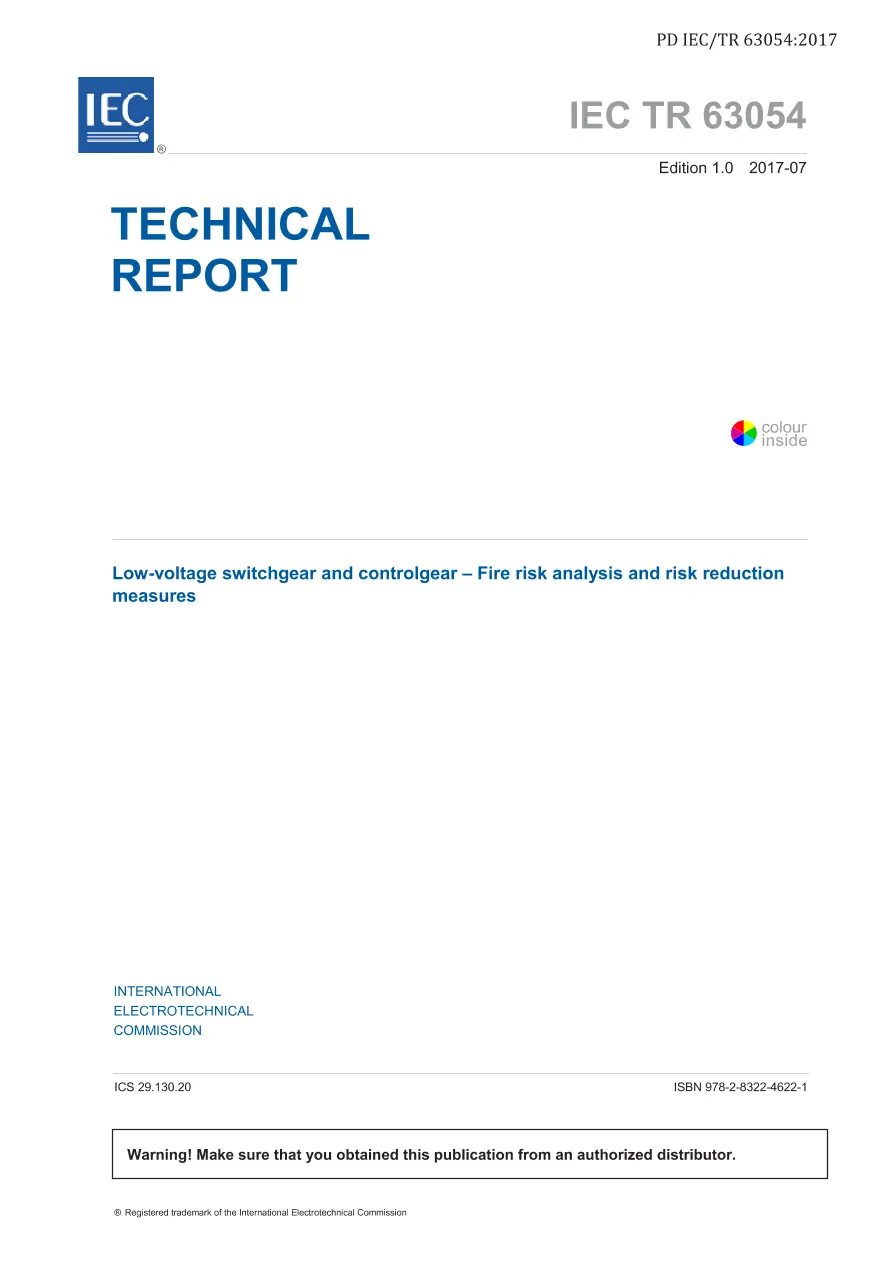 BS PD IEC/TR 63054:2017