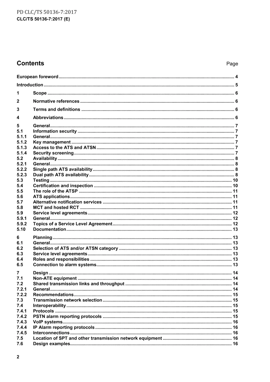 BS PD CLC/TS 50136-7:2017
