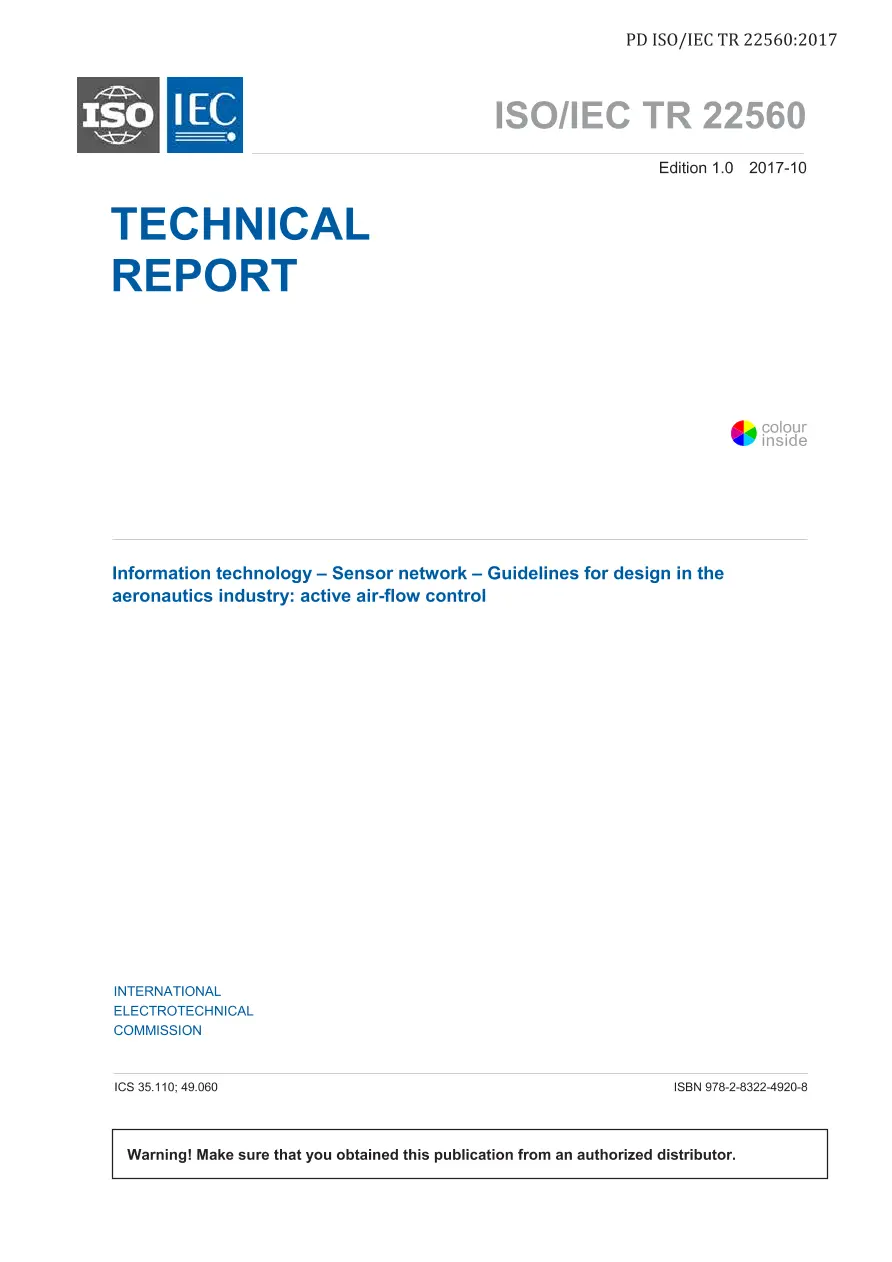 BS PD ISO/IEC TR 22560:2017