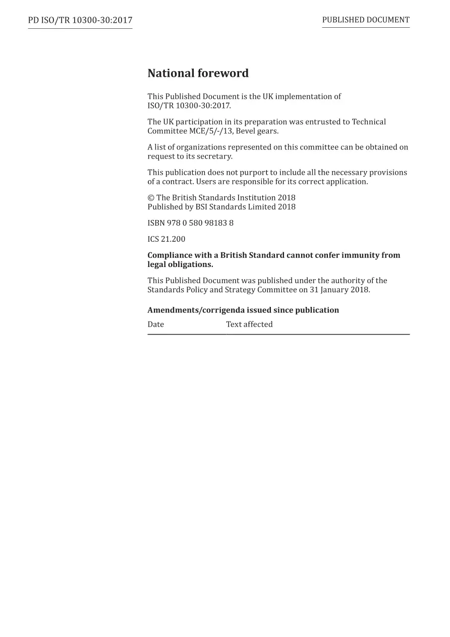 BS PD ISO/TR 10300-30:2017