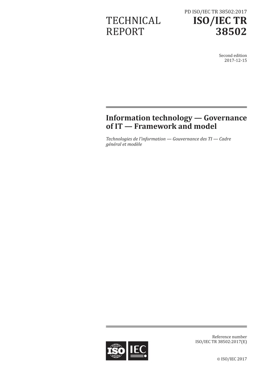 BS PD ISO/IEC TR 38502:2017