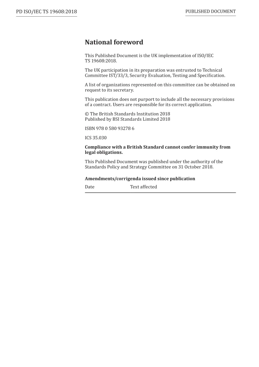 BS PD ISO/IEC TS 19608:2018