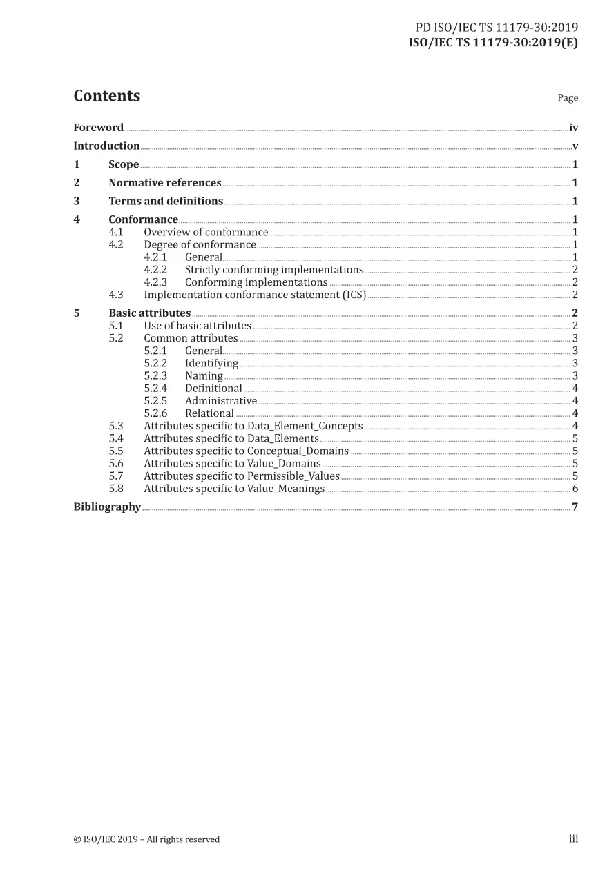 BS PD ISO/IEC TS 11179-30:2019