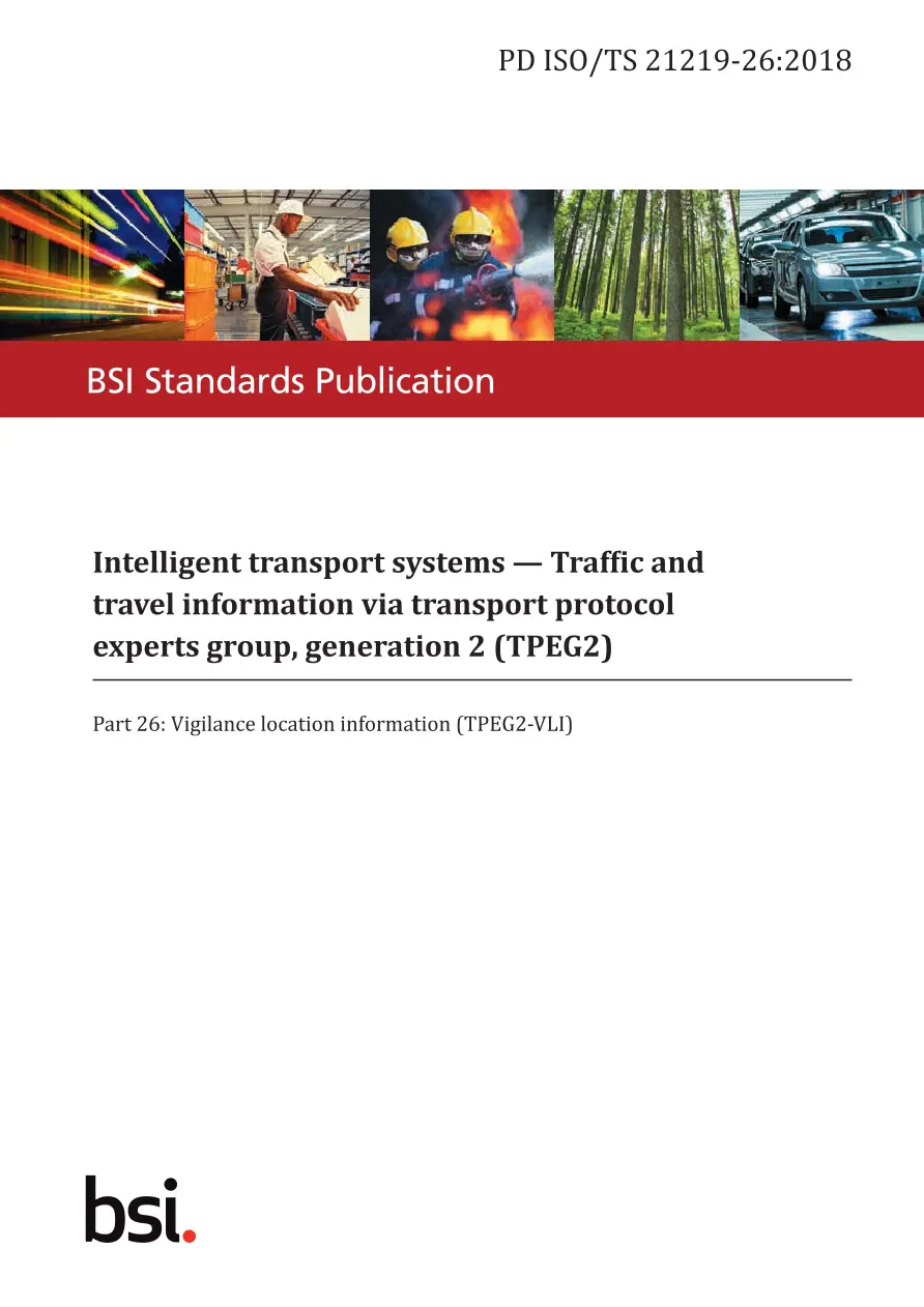 BS PD ISO/TS 21219-26:2018