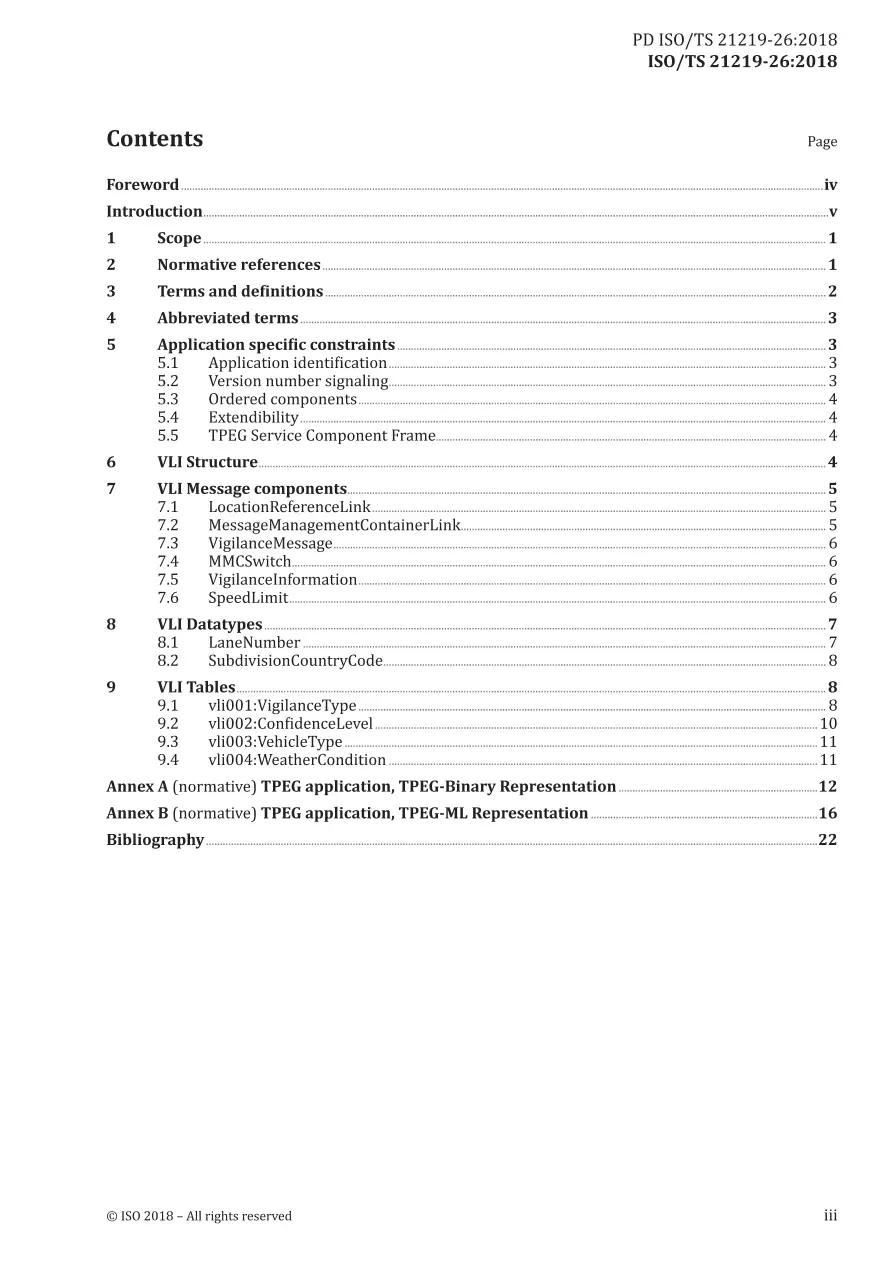 BS PD ISO/TS 21219-26:2018
