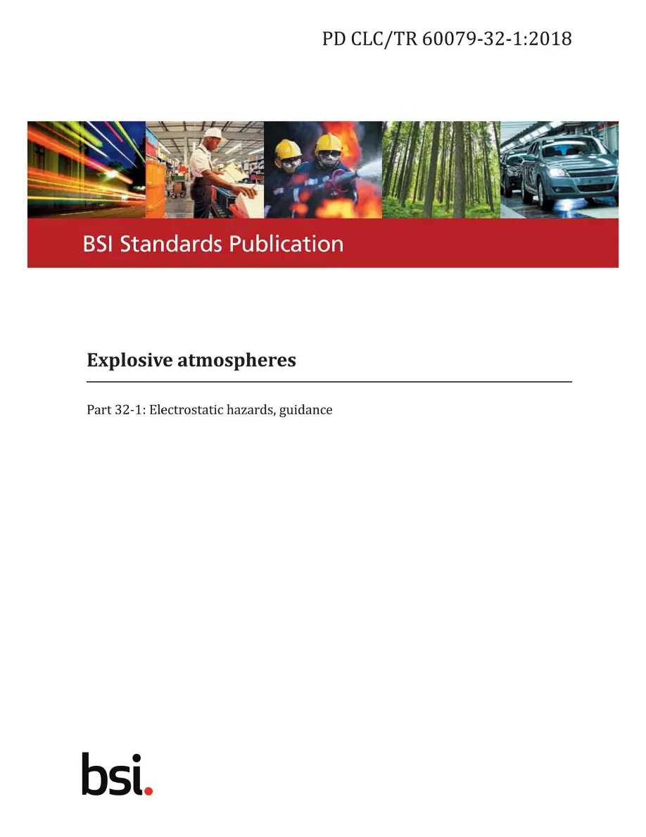 BS PD CLC/TR 60079-32-1:2018