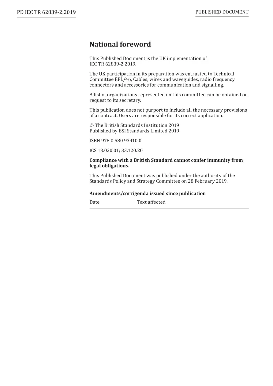 BS PD IEC TR 62839-2:2019