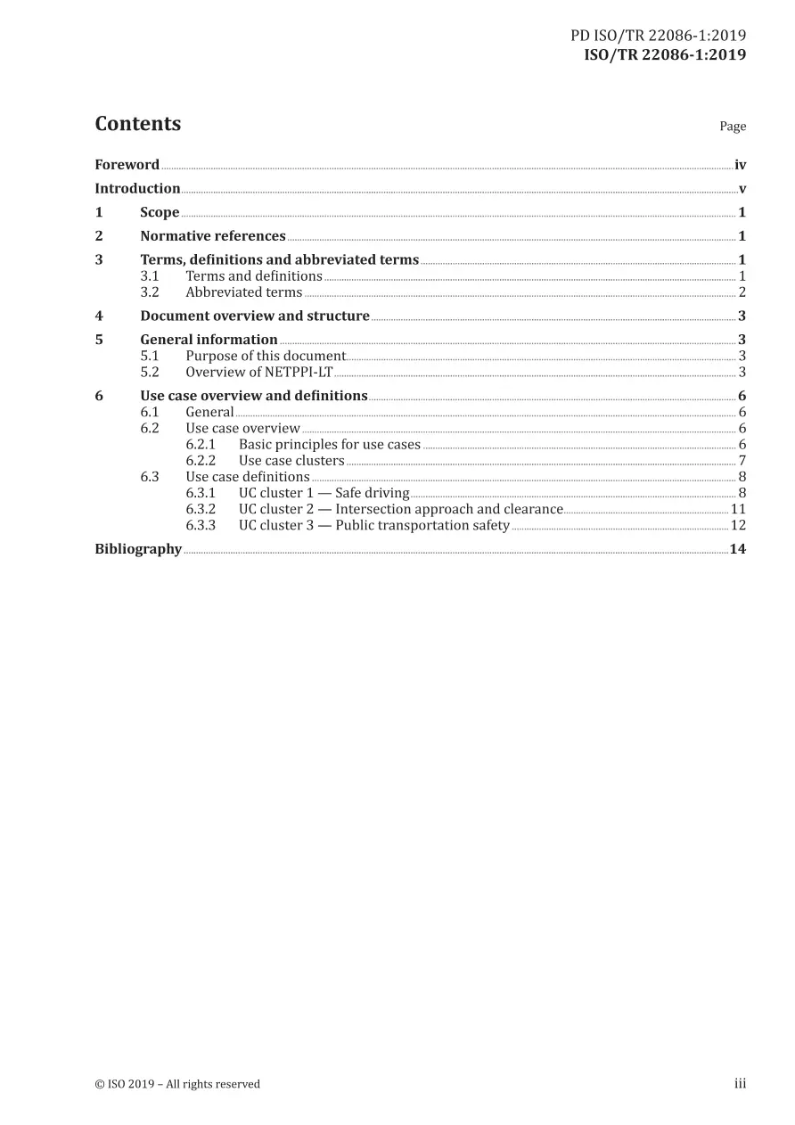 BS PD ISO/TR 22086-1:2019