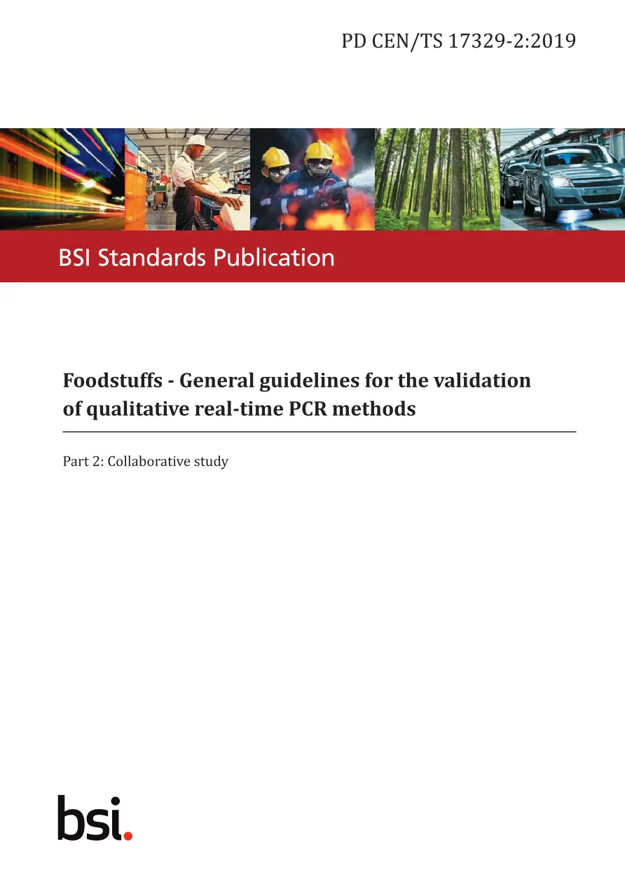 BS PD CEN/TS 17329-2:2019