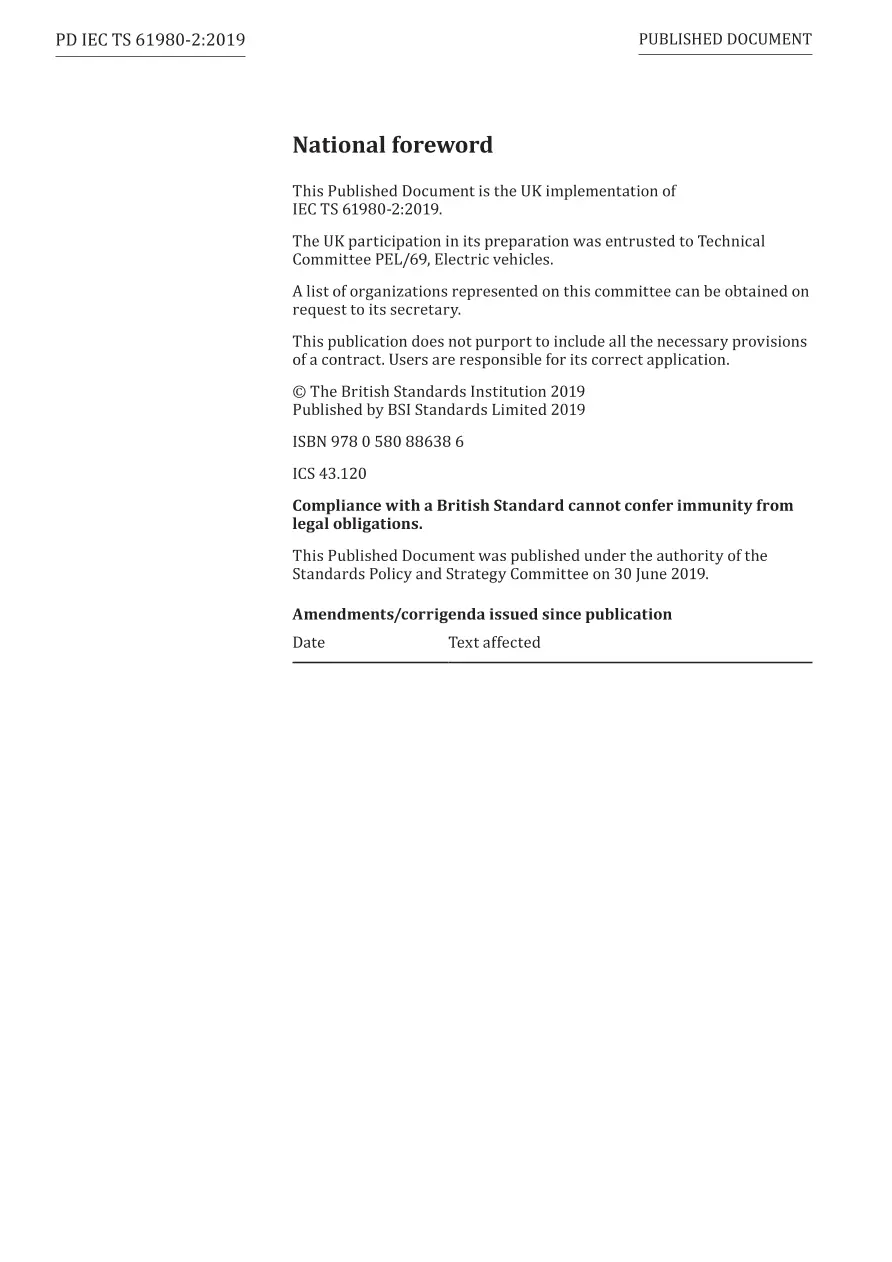 BS PD IEC TS 61980-2:2019