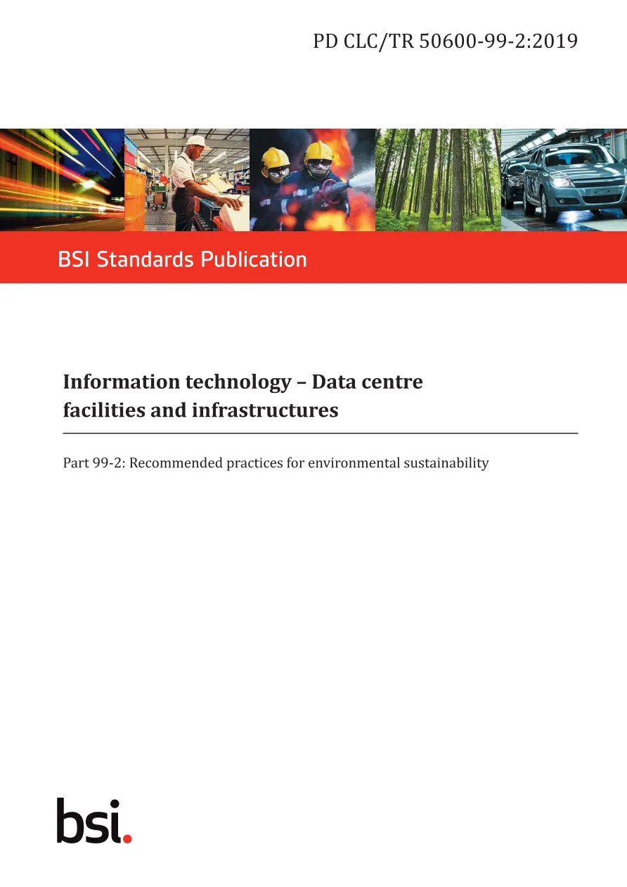 BS PD CLC/TR 50600-99-2:2019