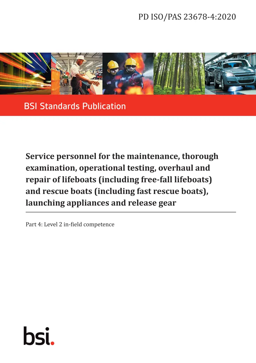 BS PD ISO/PAS 23678-4:2020