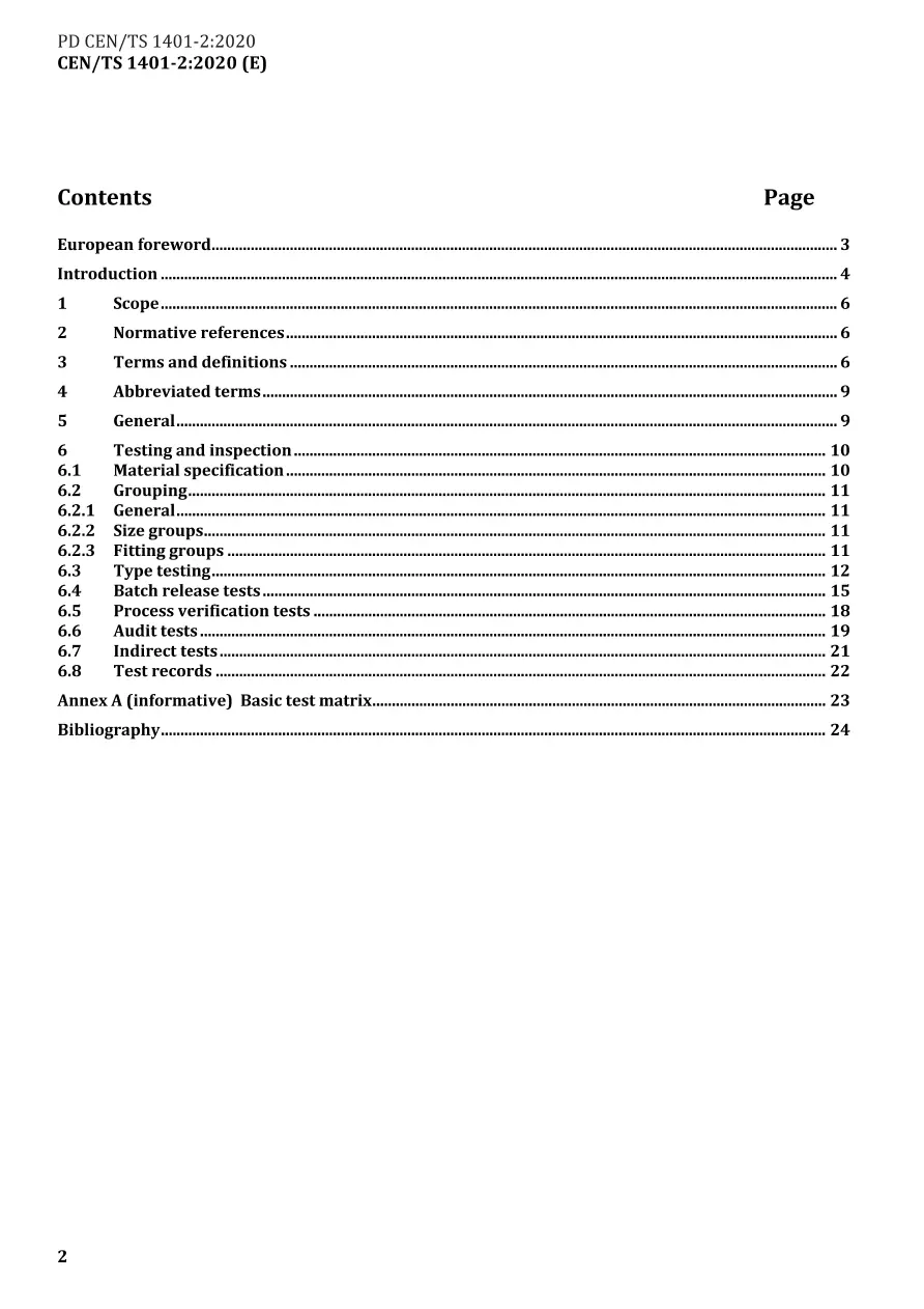 BS PD CEN/TS 1401-2:2020