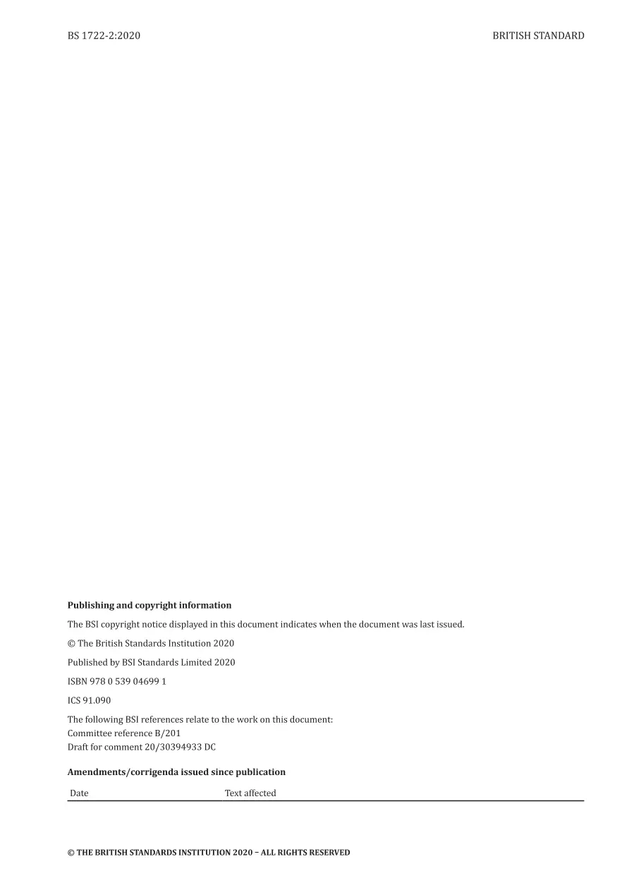 BS 1722-2:2020