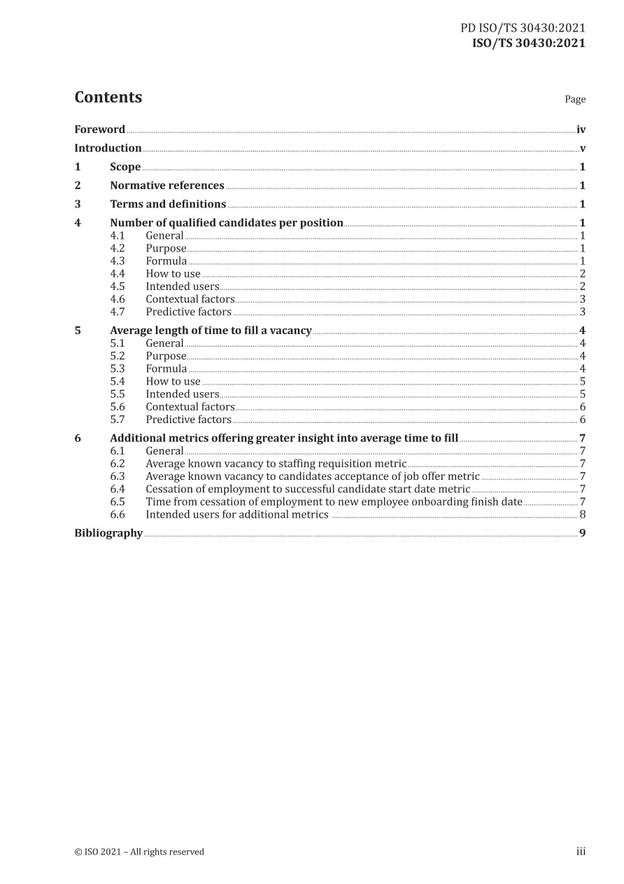 BS PD ISO/TS 30430:2021