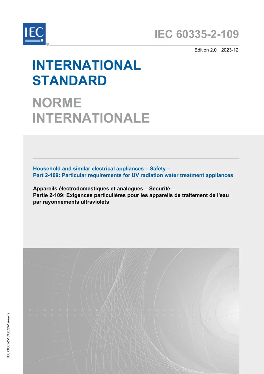 IEC 60335-2-109 Ed. 2.0 b:2023