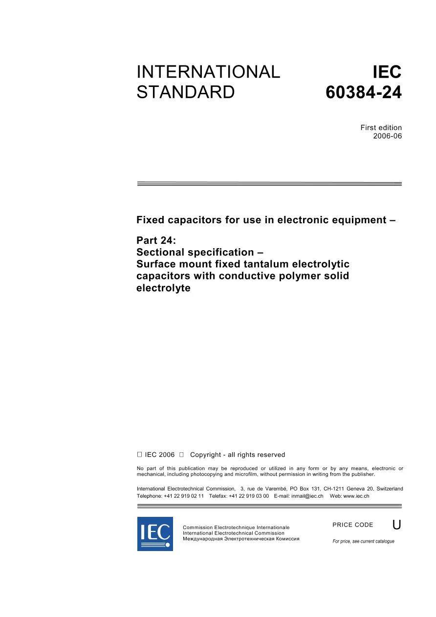 IEC 60384-24 Ed. 1.0 en:2006