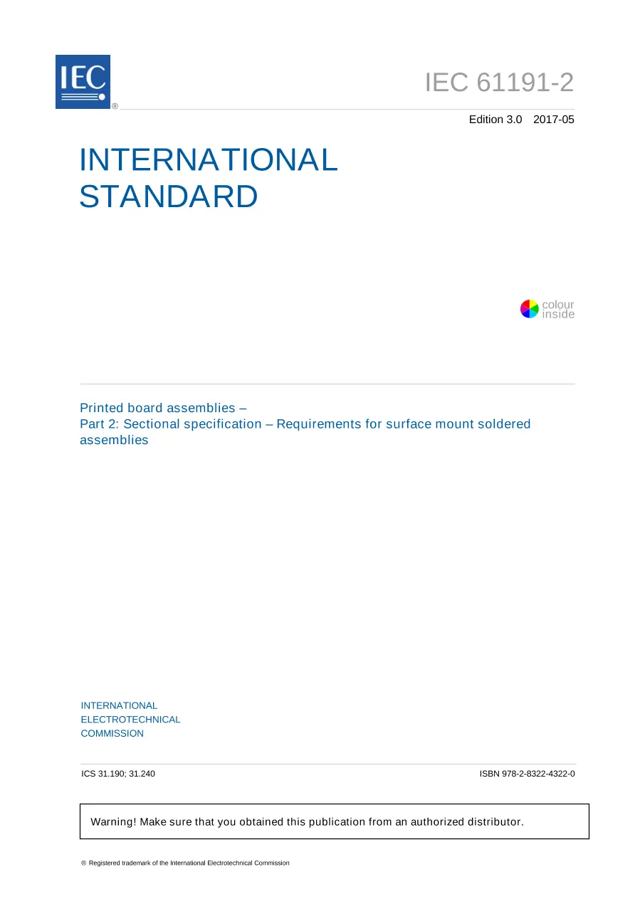 IEC 61191-2 Ed. 3.0 en:2017