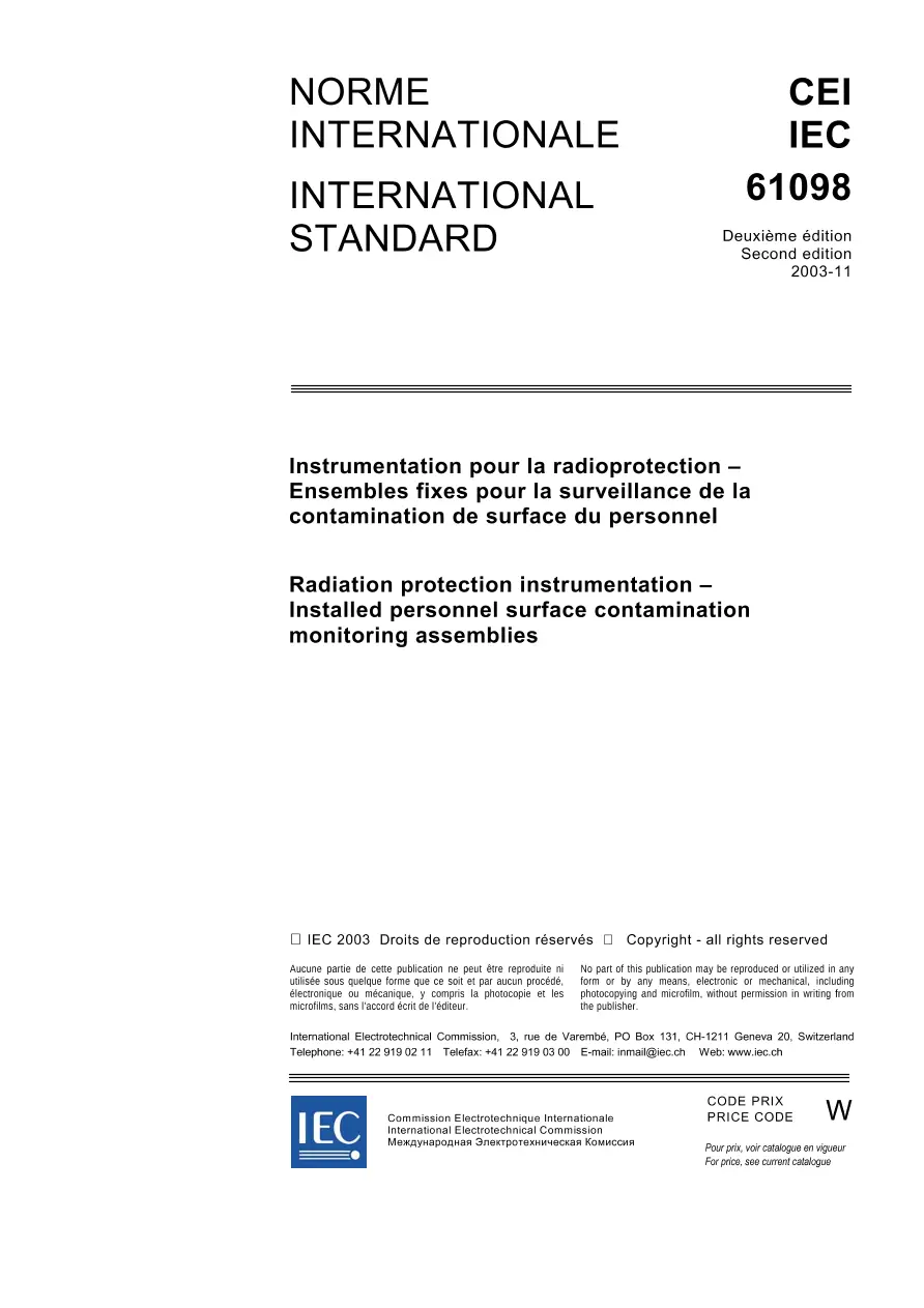IEC 61098 Ed. 2.0 b:2003