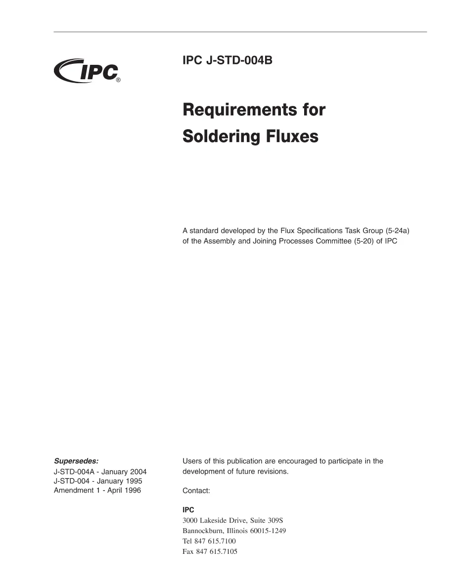 IPC J-STD-004B