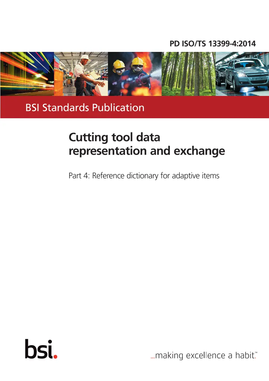BS PD ISO/TS 13399-4:2014