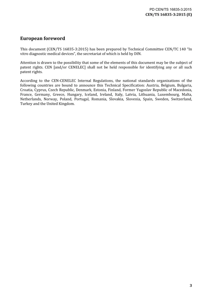 BS PD CEN/TS 16835-3:2015