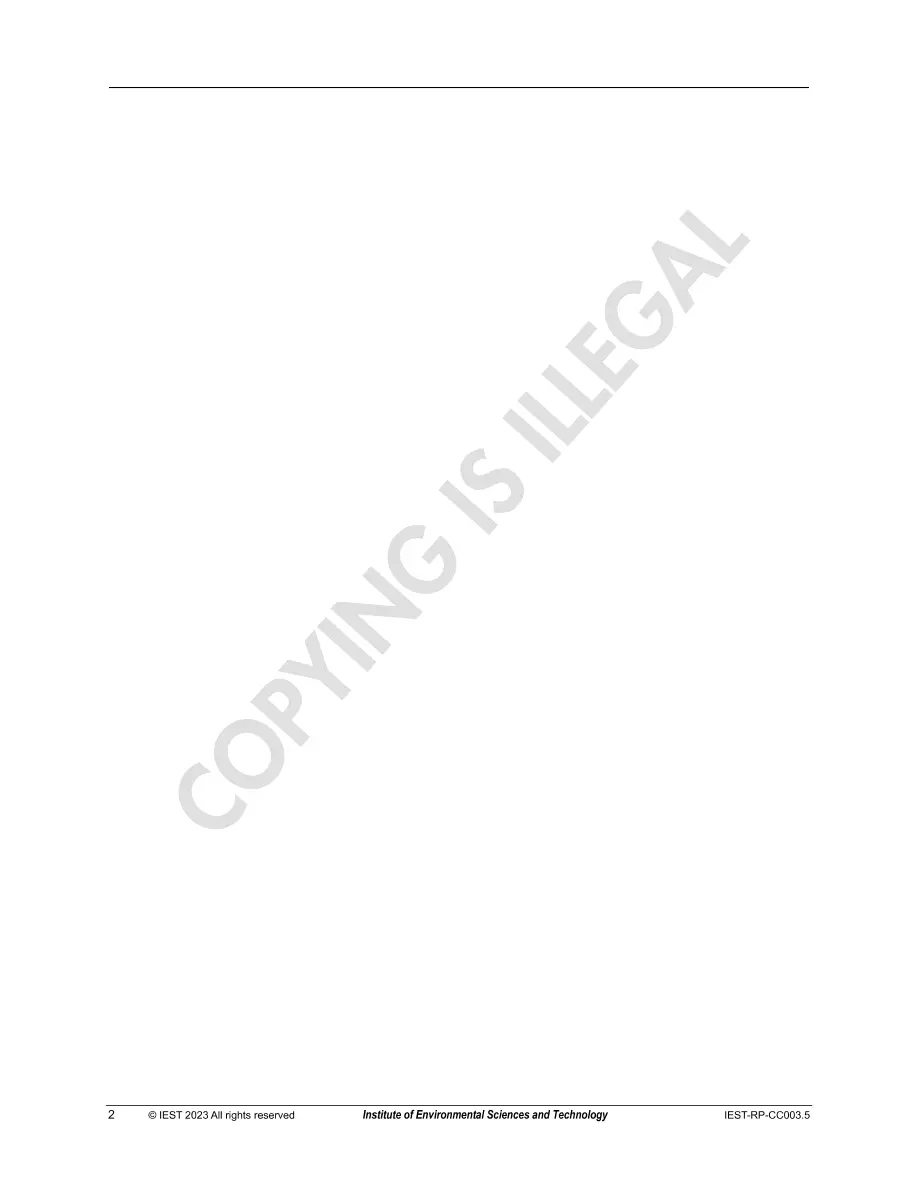 IEST RP-CC003.5