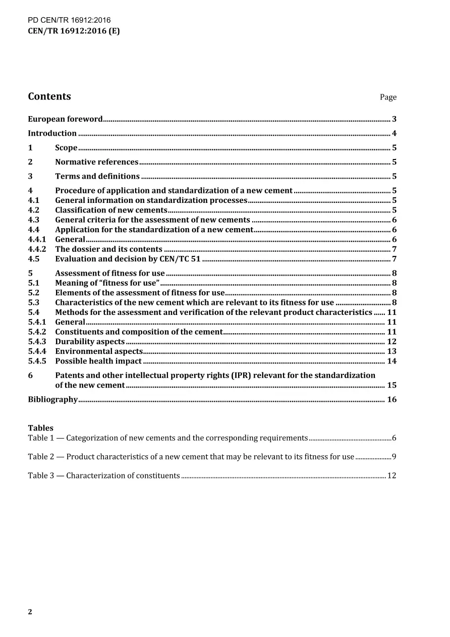 BS PD CEN/TR 16912:2016