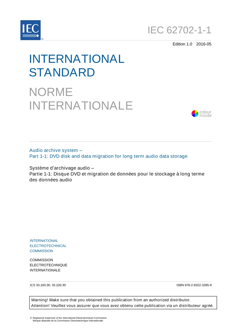IEC 62702-1-1 Ed. 1.0 b:2016