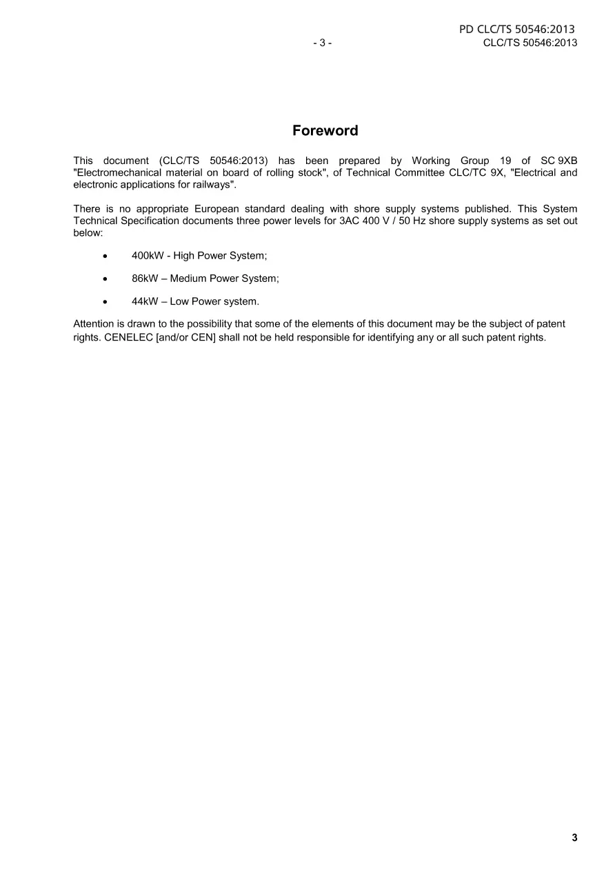 BS PD CLC/TS 50546:2013