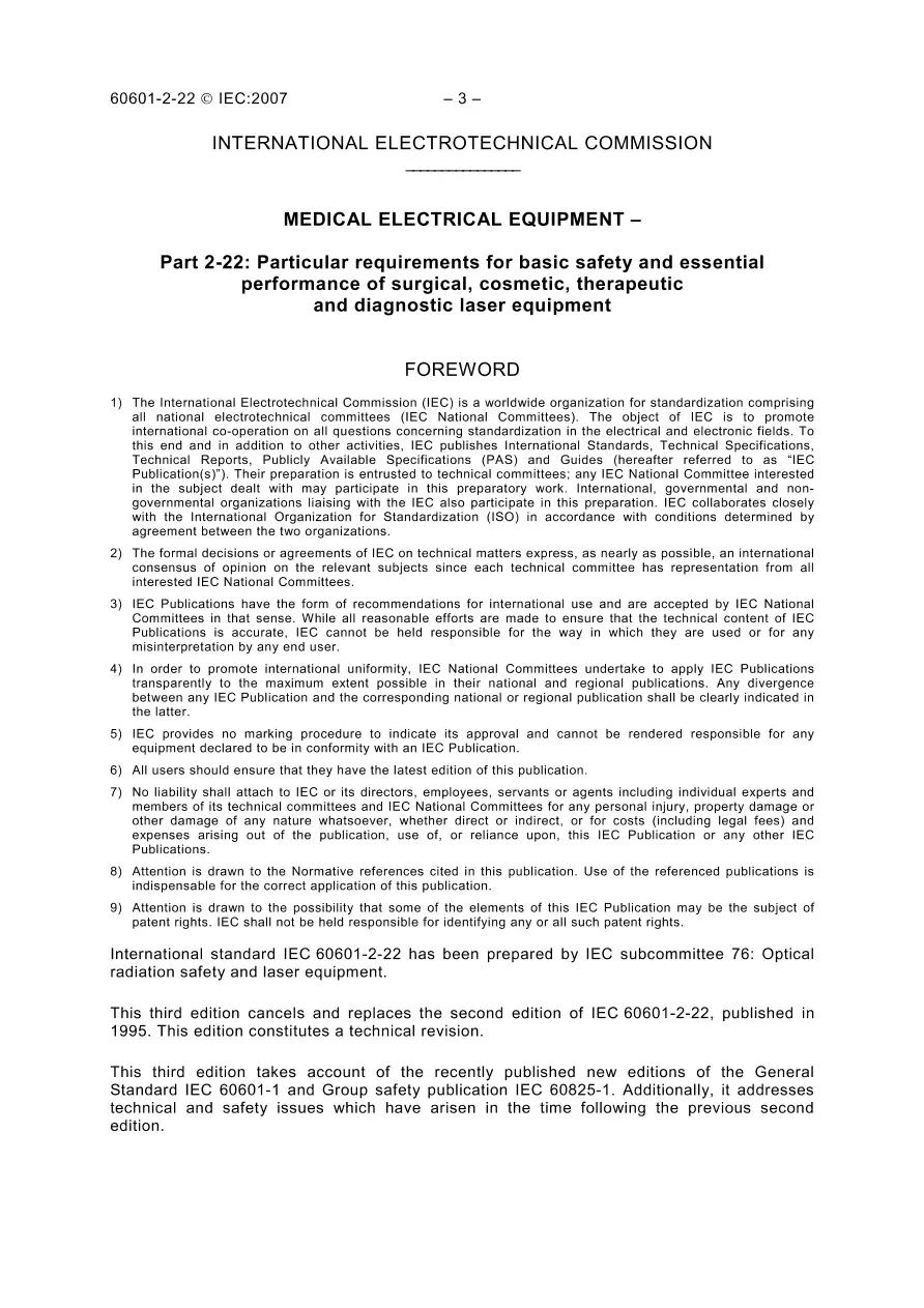 IEC 60601-2-22 Ed. 3.0 b:2007