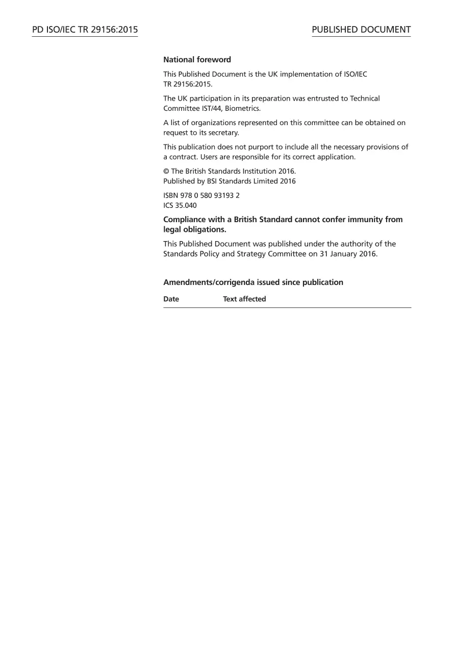 BS PD ISO/IEC TR 29156:2015