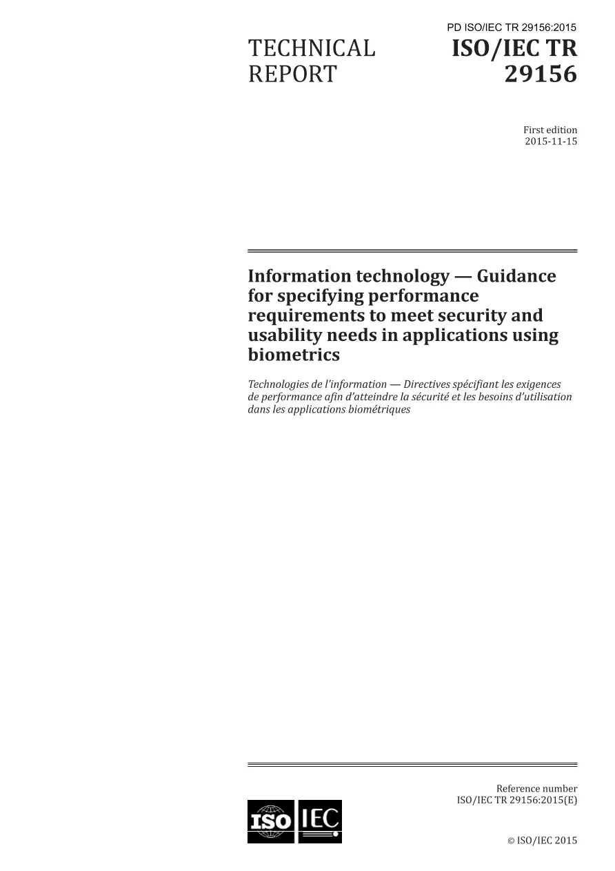BS PD ISO/IEC TR 29156:2015