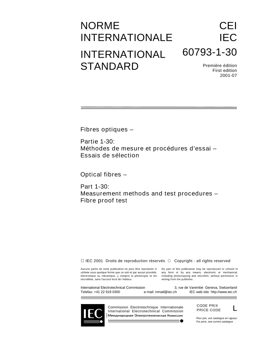 IEC 60793-1-30 Ed. 1.0 b:2001