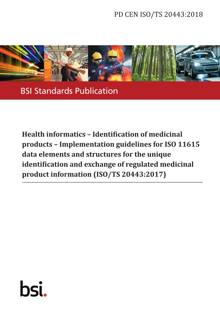 BS PD CEN ISO/TS 20443:2018