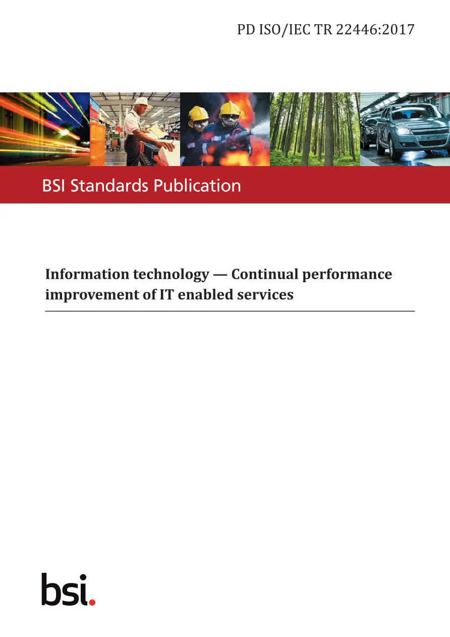 BS PD ISO/IEC TR 22446:2017
