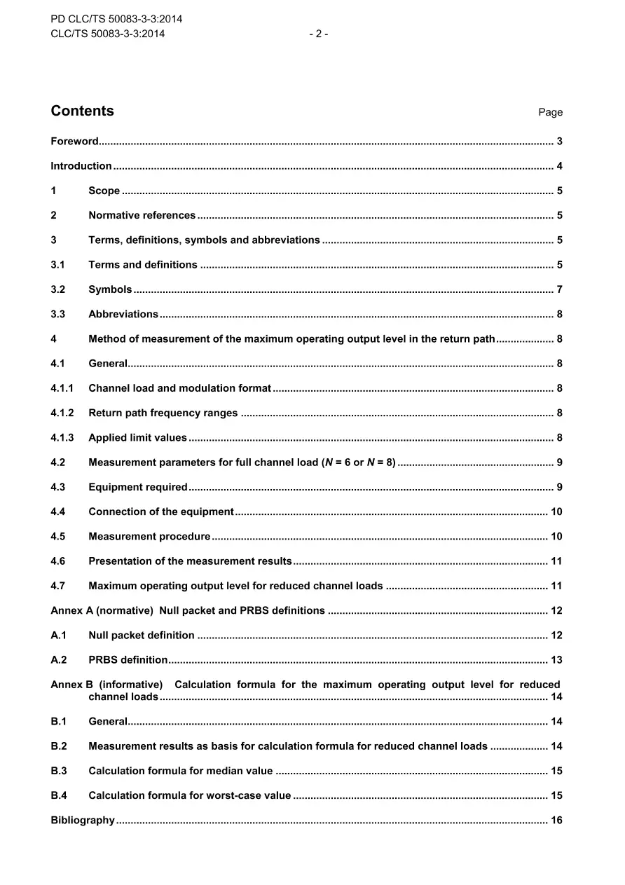 BS PD CLC/TS 50083-3-3:2014